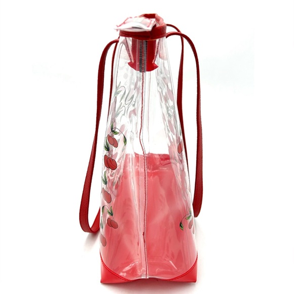 NWT Ed Hardy Cherry Clear Tote Bag - Picture 3 of 3